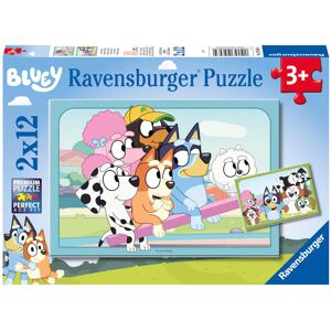 Ravensburger Spieleverlag Ravensburger Kinderpuzzle 05693 - Spaß Mit Bluey - 2x12 Teile Bluey Puzzle Für Kinder Ab 3 Jahren