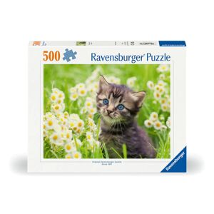 Ravensburger Spieleverlag Ravensburger Puzzle 12000367 - Kätzchen In Der Wiese - 500 Teile Puzzle Für Erwachsene Und Kinder Ab 12 Jahren