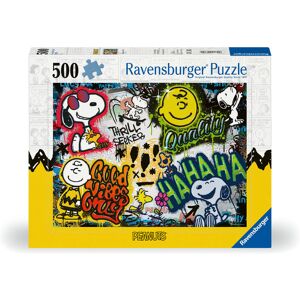 Ravensburger Spieleverlag Ravensburger Puzzle 12000389 - Peanuts Graffiti - 500 Teile Snoopy Puzzle Für Erwachsene Und Kinder Ab 12 Jahren