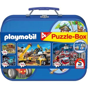 Schmidt Spiele GmbH Playmobil. Puzzle-Box 2 X 60 2 X 100 Teile