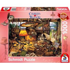 SCHMIDT SPIELE 59994 Max in den Adirondacks Mountains, Charles Wysocki Puzzle 1.000 Teile