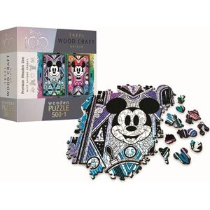 TREFL 20182 Holzpuzzle 500 + 1 Teile 100 Jahre Disney Mickey & Minnie