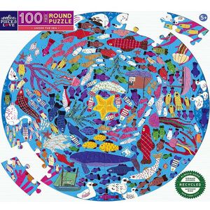 Eeboo Puzzlespiel - 100 Teile - 50,8 cm - Under The Sea - Eeboo - One Size - Puzzlespiele