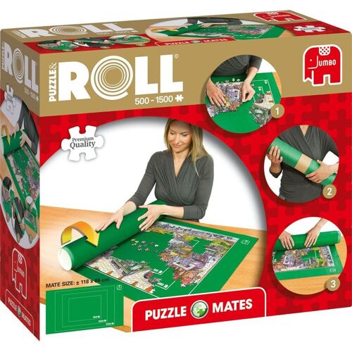 Jumbo Spiele GmbH Puzzle Mates Puzzle & Roll Bis 1500 Teile