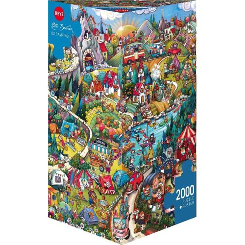 Heye Puzzle Go Camping! Puzzle 2000 Teile