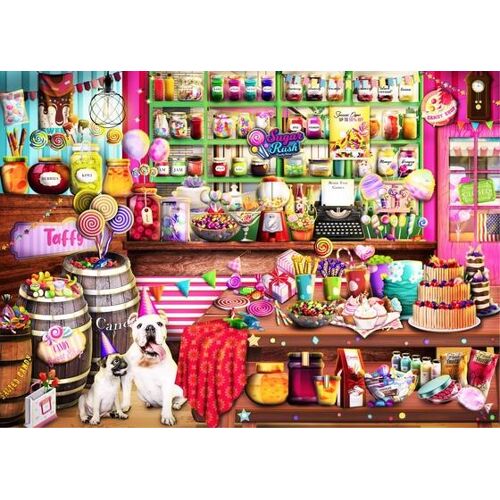 BRAIN TREE GAMES Brain Tree - Candy Shop 1000 Pieces Jigsaw Puzzle For Adults