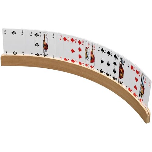 Philos 6695 - Spielkartenhalter Aus Holz Ohne Spielkarten 50 Cm