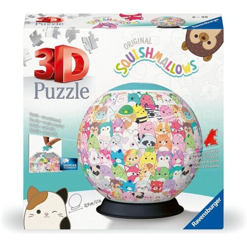 Ravensburger Spieleverlag Ravensburger 3D Puzzle 11583 - Puzzle-Ball Squishmallows - Puzzleball aus dreidi...