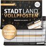 D&R DENKRIESEN Denkriesen - Stadt Land Vollpfosten® - Silvester Edition - Bleigießen War Gestern (Spiel)