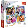 Trefl 4 In 1 Puzzle 100 Jahre Disney / Disneys Lustige Welt