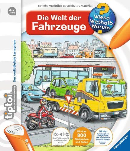 Daniela Betz - tiptoi® Wieso? Weshalb? Warum? 12: tiptoi® Die Welt der Fahrzeuge - Preis vom 14.03.2021 05:54:58 h