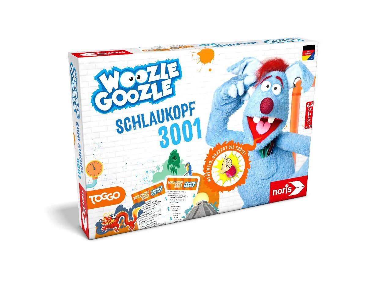 Simba Toys GmbH & Co. Noris 606102071 - Toggo Woozle Goozle Schlaukopf 3001 Frage-Antwort-Spiel Quizspiel