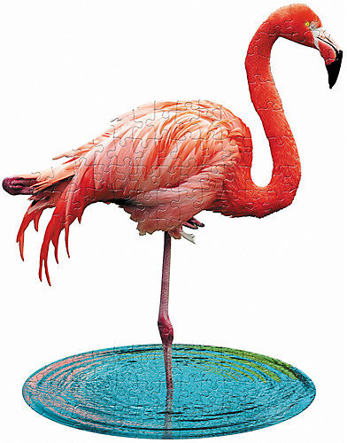 Shape Puzzle Junior Flamingo 100 Teile