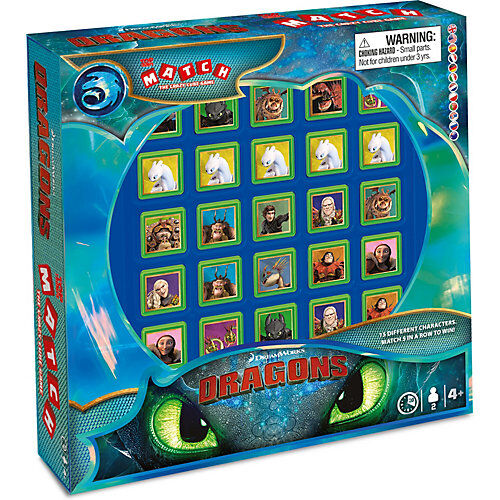 Winning Moves Top Trumps Match How to train your Dragon, Würfelspiel