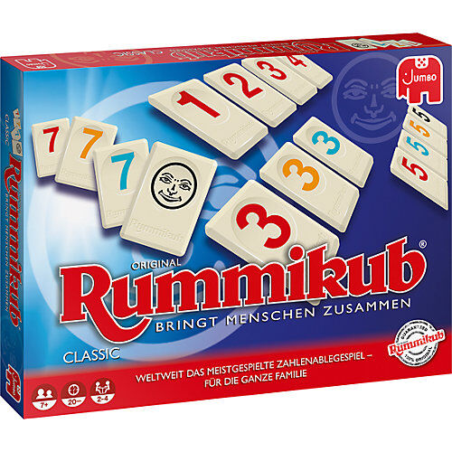 Jumbo SPIEL DES JAHRES 1980 Original Rummikub Classic - mit Sanduhr