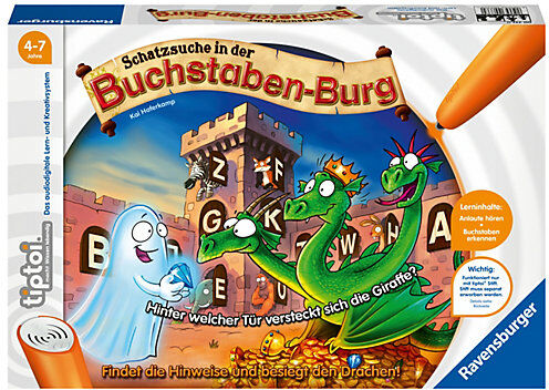 Ravensburger tiptoi® Schatzsuche in der Buchstabenburg (ohne Stift)