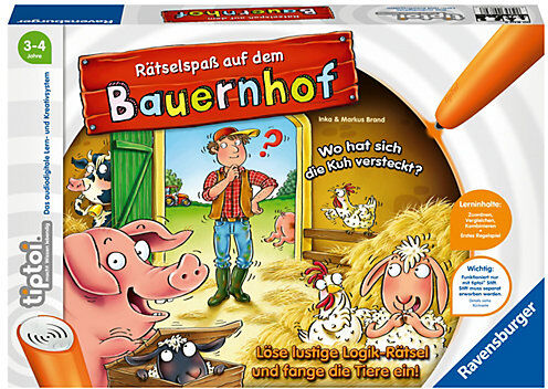 Ravensburger tiptoi® Rätselspaß auf dem Bauernhof (ohne Stift)