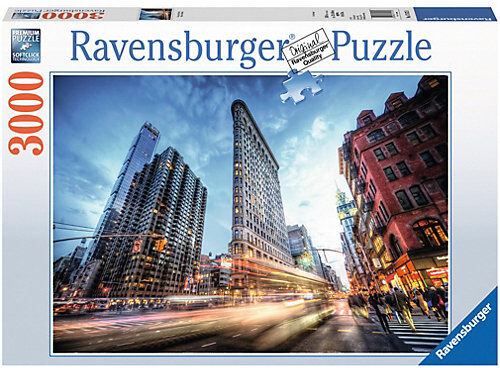 Ravensburger Puzzle 3000 Teile, 121x80 cm, Flat Iron Building New York