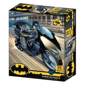 DC Batman Batcycle 500stk Puslespil - 3D Effekt