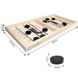 High Discount opea Sling Puck Game Paced Træ Bord Hockey Vinder Spil Interaktivt skaklegetøj til voksne børn Desktop Battle Board Game