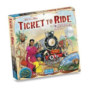Days of Wonder Ticket To Ride: India & Switzerland (Expansion) (SE/FI/NO/DK/EN)