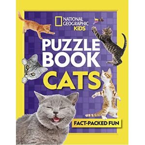 MediaTronixs Puzzle  Cats: Brain-tickling quizzes, sudokus, cr… by National Geographic