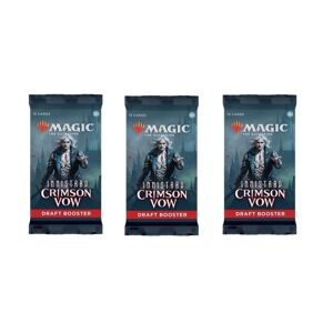 Magic The Gathering Innistrad Crimson VoW DRAFT Booster 3-Pack