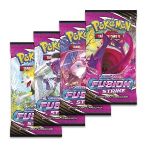 Pokemon Sword & Shield 8: 4-pack boosters Art set Fusion Strike