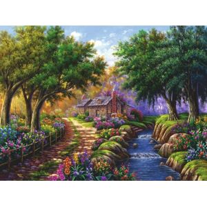 Cottage By The River Pussel 1500 bitar Ravensburger