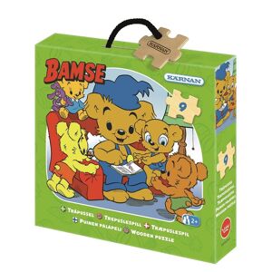 Egmont Kärnan Bamse Askpussel i Trä 9 bitar Kärnan