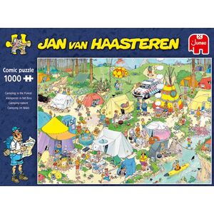 Jan van Haasteren Camping in the Forest Pussel 1000 bitar, Jumbo