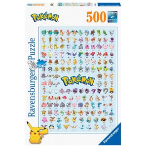 Ravensburger 500 Brikker Pokémon The First 151! Premium Puslespil