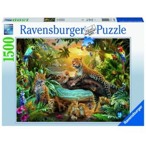 Ravensburger: Leopard Family In The Jungle - 1500 Brikker