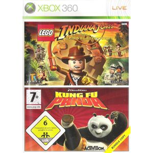 Microsoft Lego Indiana Jones & Kung Fu Panda - Xbox 360 (brugt)