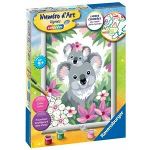 Paint by Numbers Set Ravensburger Mama Koala and Her Baby