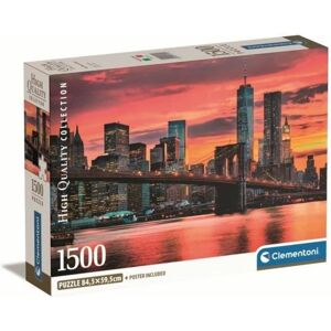 Puzzle Clementoni East River at Dusk 1500 Pieces