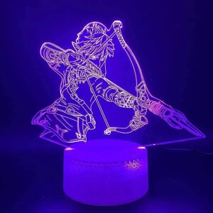 Wekity 3d Natlys Led Natlys Spil The Legend Of Zelda Link Figur Natlys Hjem Lys Fødselsdagsgave Til Børn Soveværelse 3d Lampe Dreng