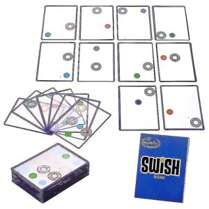 DAO Noyi Thinkfun Swish -kreativ Transparent Card Game Intelligence Board Game Logic [DB]