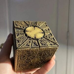 Hellraiser Puzzle Box Moveable Lament Horror Hellraiser - Perfet Brown 1