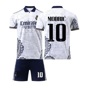 22 Real Madrid trøje Dragon Print Edition NO. 10 Modric skjorte - Perfet #S