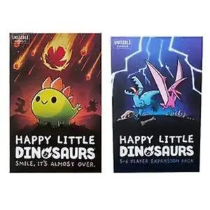 Engelsk version Happy Little Dinosaurs Happy Little Dinosaur Expansion Board Game Card Strategy Game Extended and Basic