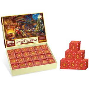 Puslespil adventskalender 2023 red