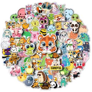 Animal Crossing Stickers, 100 stk. Populære Game Stickers Animal Cr