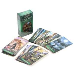 Jettbuying The Green Witch Tarot Engelsk spådomsforudsigelse af brætspil Multicolor onesize