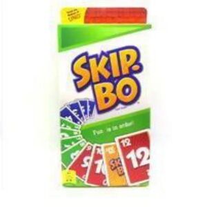 Klassisk UNO Solitaire Board Game SKIp.BO coated papir