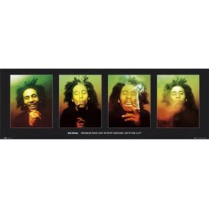 ART Bob Marley - Ansigter Multicolor