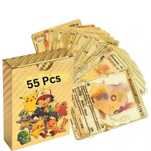 55 st kort guld   Guldfoliekort Assorted Cards Deck Box - V S