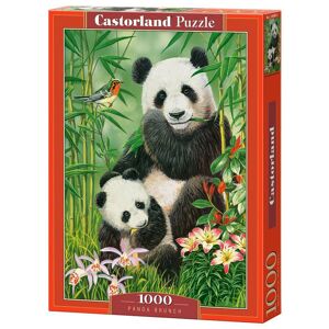 Castorland Puslespil - Panda Brunch - 1000 Brikker Blandet Puslespil