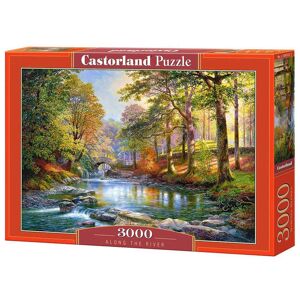 Castorland Puslespil - Along The River - 3000 Brikker Blandet Puslespil
