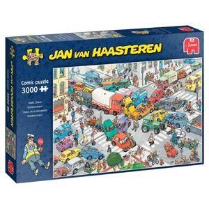 Legbilligt.dk Jan Van Haasteren 3000 Brikker - Traffic Chaos Jan Van Haasteren Puslespil